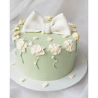 Delphine Cake | Garden with Bow Cake