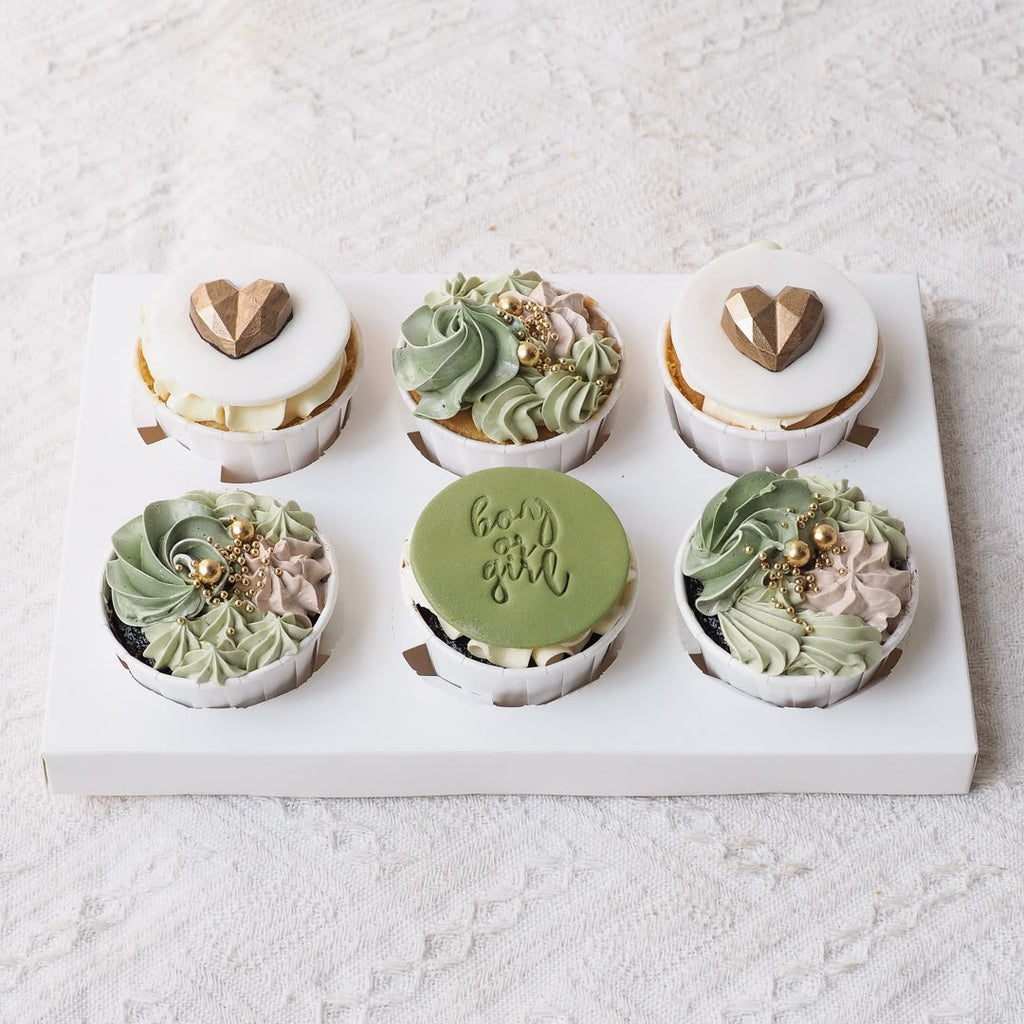 Little One - Sage Cupcake | Gender Reveal Cupcakes