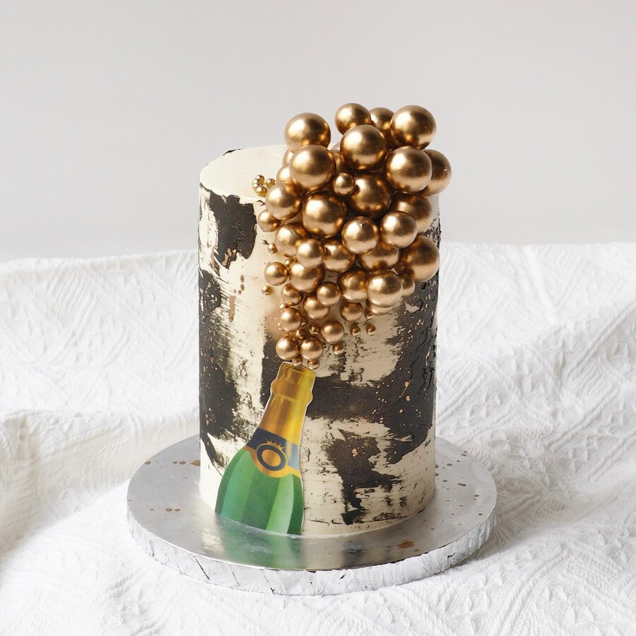 Champagne Pop Cake | Champagne Celebration Cake