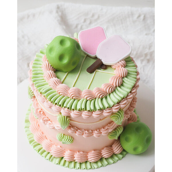 Courtside Cutie Cake | Pickleball Theme Cake