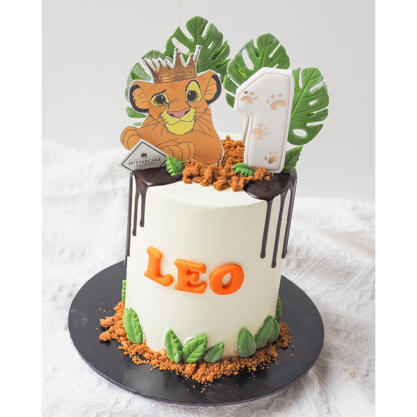 Simba Lion Theme Cake