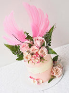Pink Angel Faultline Cake