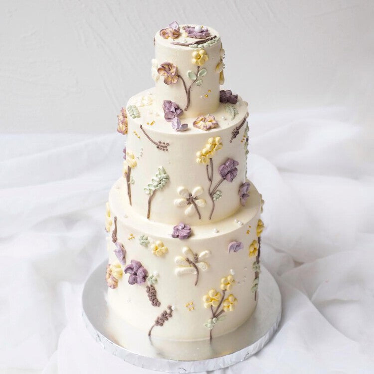Adalia Cake | Mini 3 Tier Floral Cake