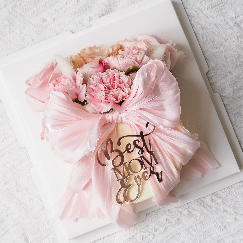 Pink Petal Wrap | Cake for Mum's Birthday