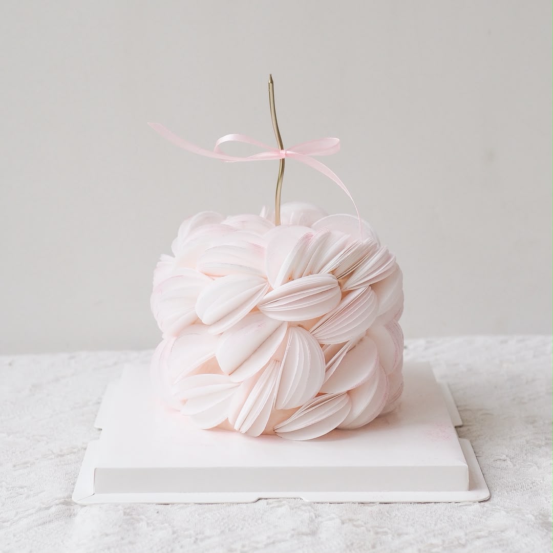 Pink Mystic Wafer Cake | Elegant Female Cake