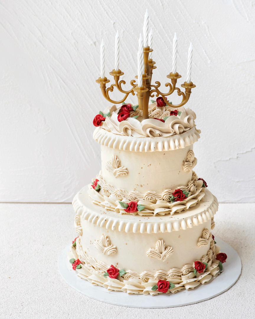 Juliet Cake | 2 Tier Vintage Birthday Cake