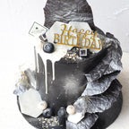 Silver Monochrome Cake