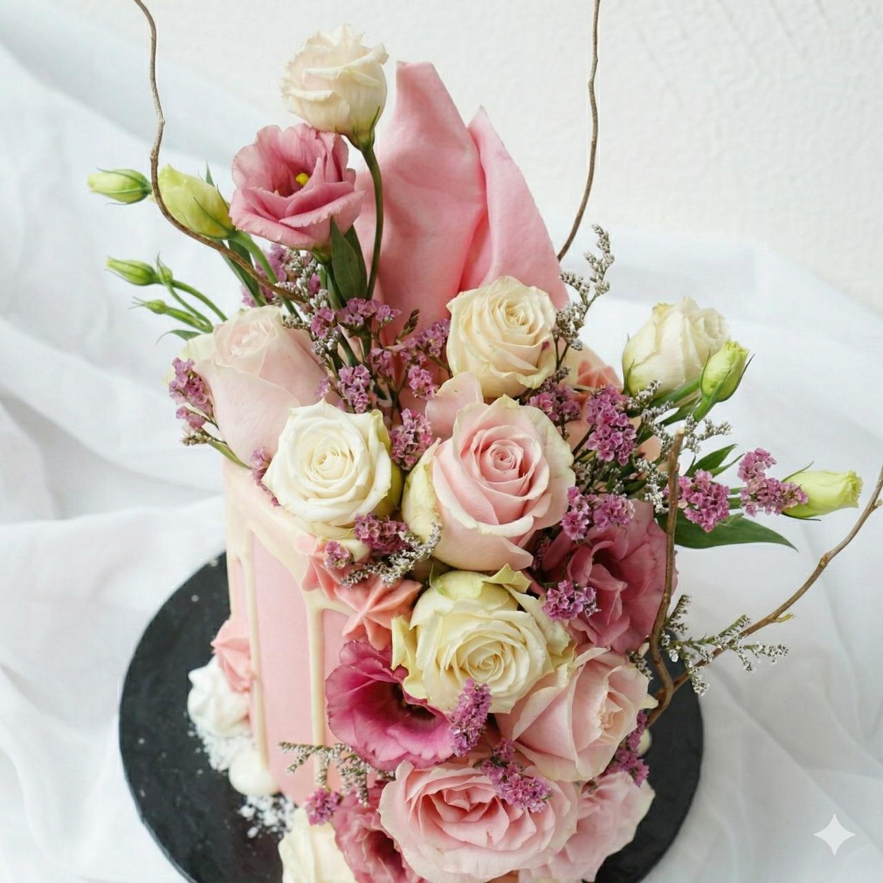 Secret Garden Cake | Floral Birthday Cake
