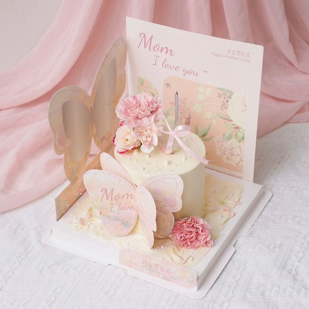 Mum’s Butterfly Garden | Mum Birthday Cake