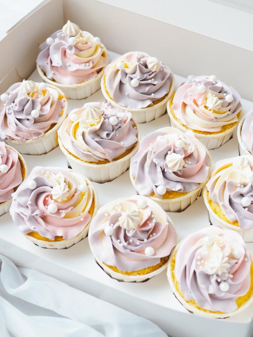 Pastel Swirl Cupcakes