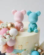 Sweet Teddy Reveal Cake | Gender Reveal Cake