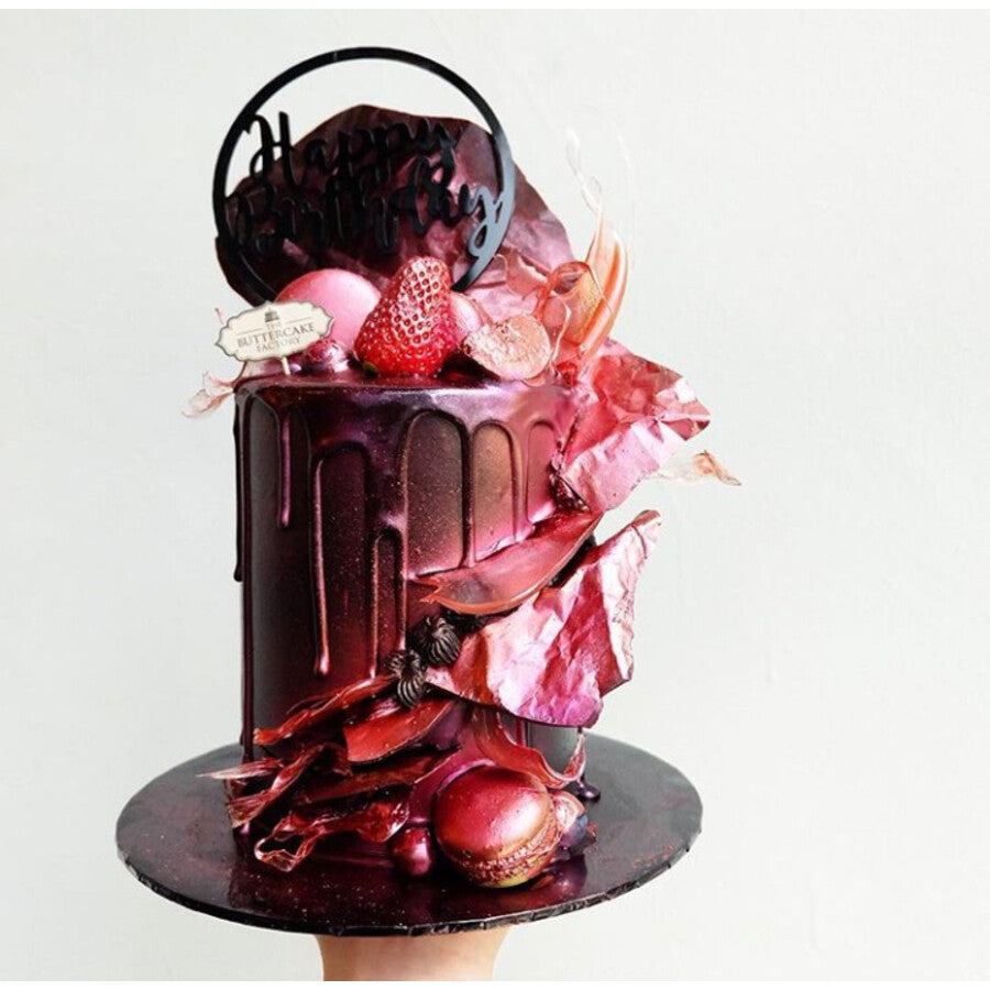 Amber Blaire Cake | Red Black Theme