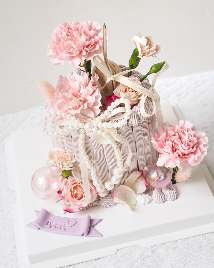 Soft Rosy Charm | Mother’s Day Celebration Cake