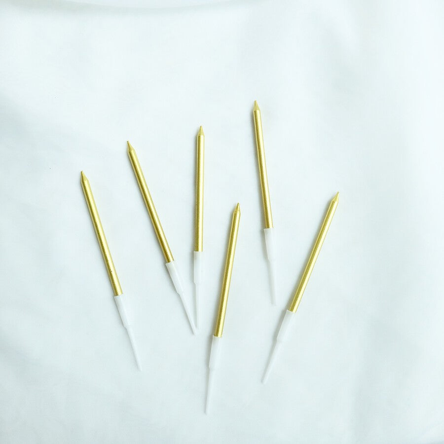 Gold Birthday Candles