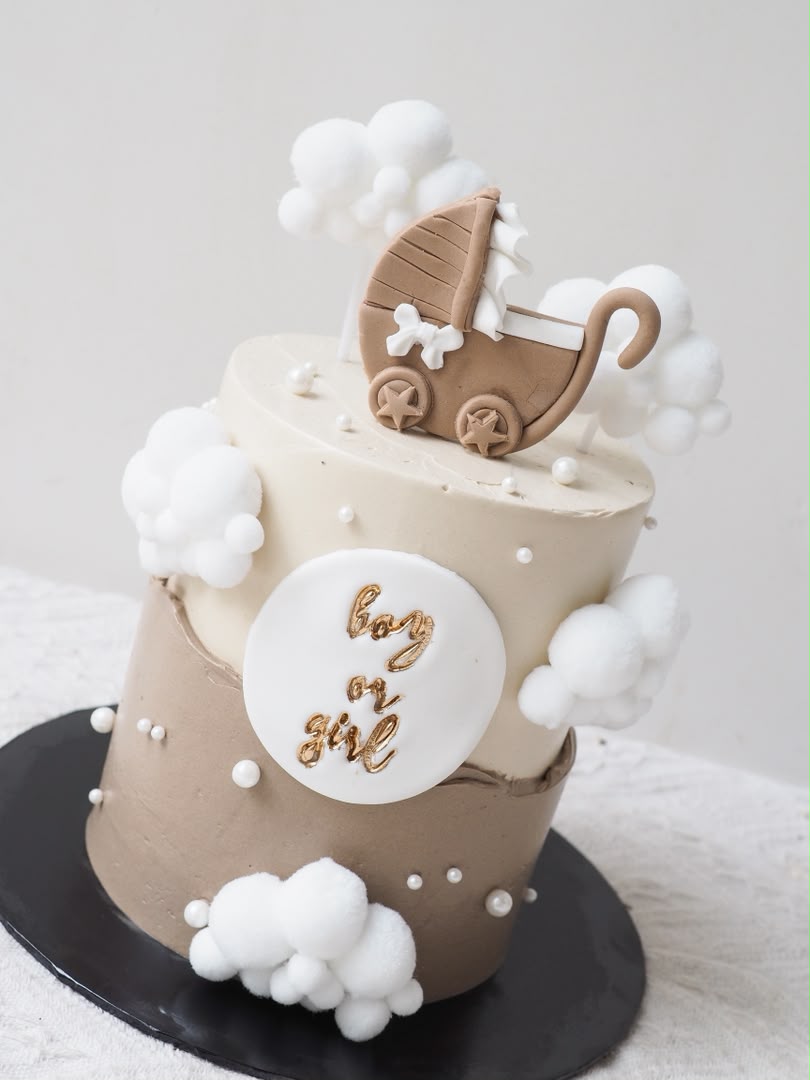 Little Bundle Baby Cake | Gender Reveal Cake