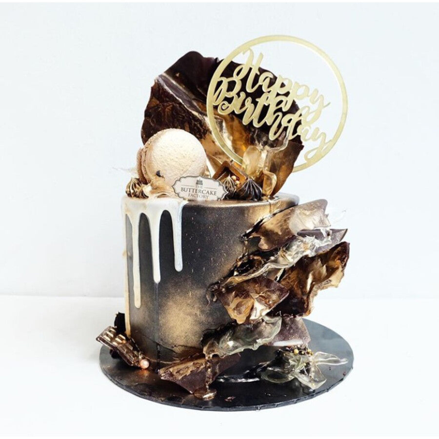 Gold Monochrome Cake