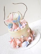 Pastel Pink Mermaid Cake | Mermaid Birthday Cake
