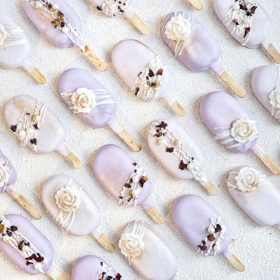 Pastel floral cakepops