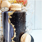 Grayson Cake | Black Gold Marble Birthday Cake