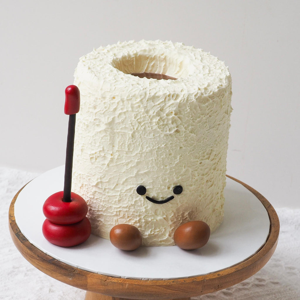 Tissue Roll Jelly Cat Cake | Jellycat Birthday Cake