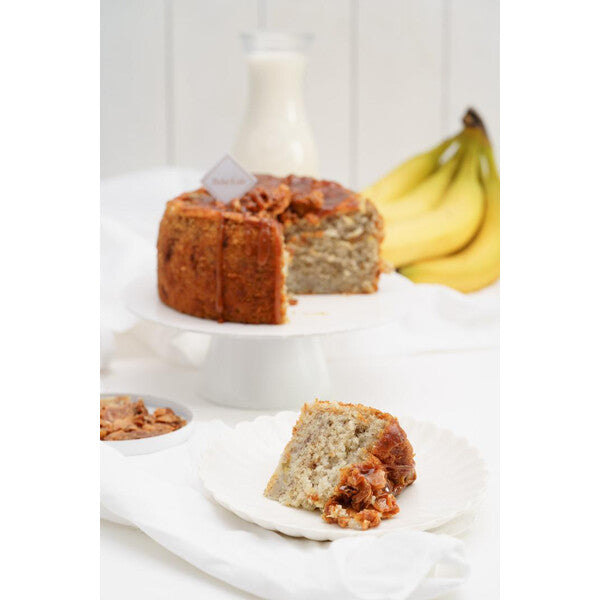 Salted Caramel Banana With Caramelised Almond Nuts