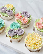 Buttercream Floral Pastel Cupcake