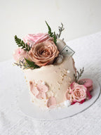 Darling Pink Garden Cake | Female Floral Birthday Cake