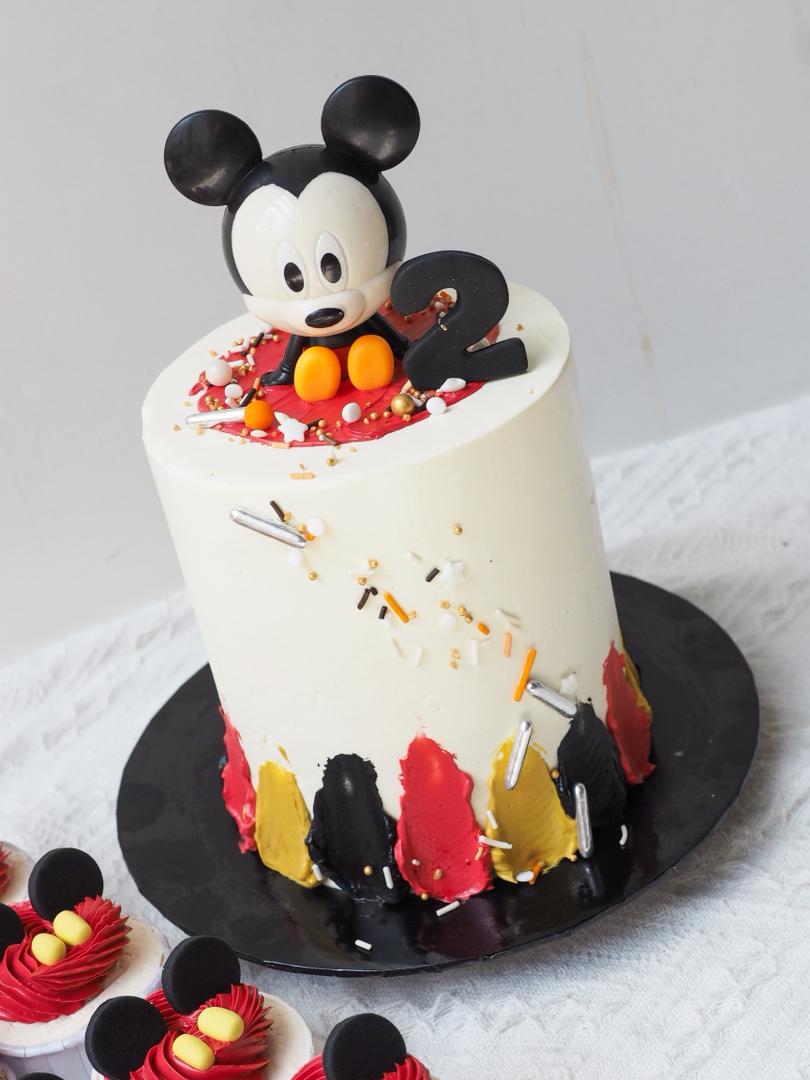 Red Mouse Cake | Cartoon Theme Birthday Cake
