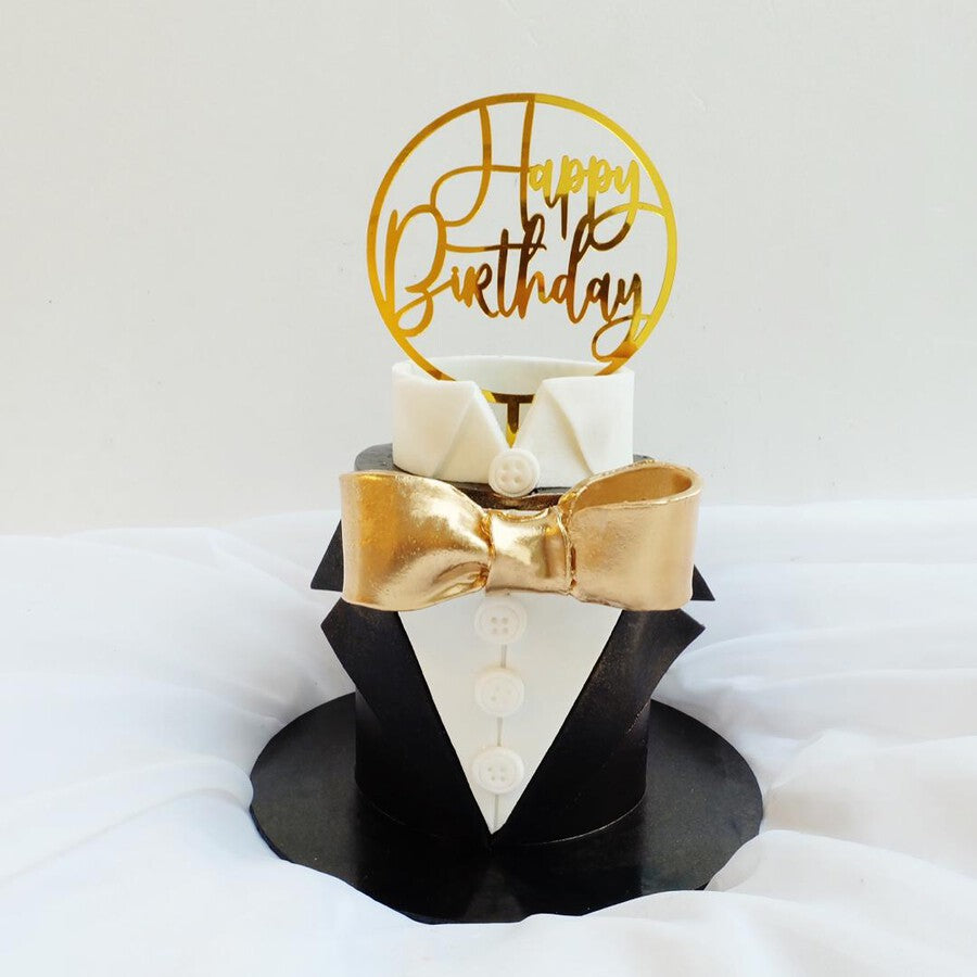 Mr. Smith Cake | Gentleman Birthday Cake