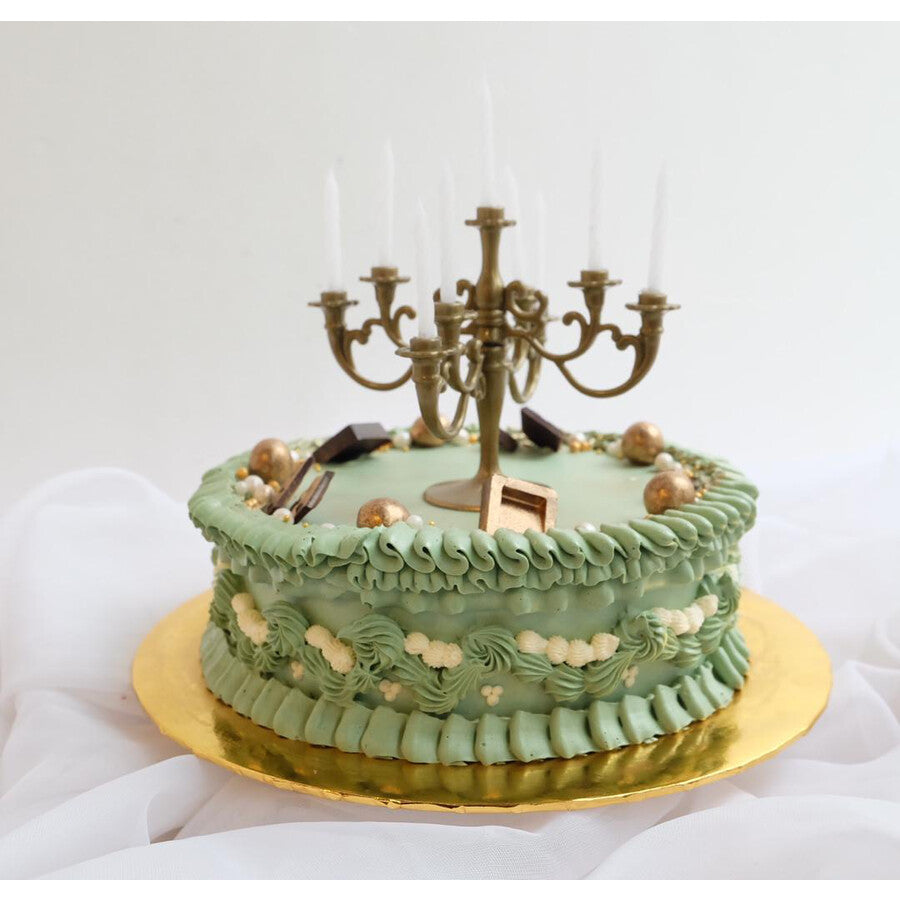 Lumiere Cake | Green Chandelier Birthday Cake