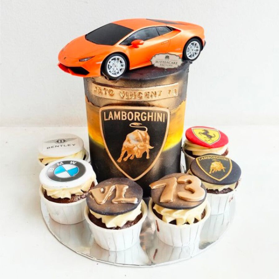 Lamborghini Sports | Car Birthday Cake