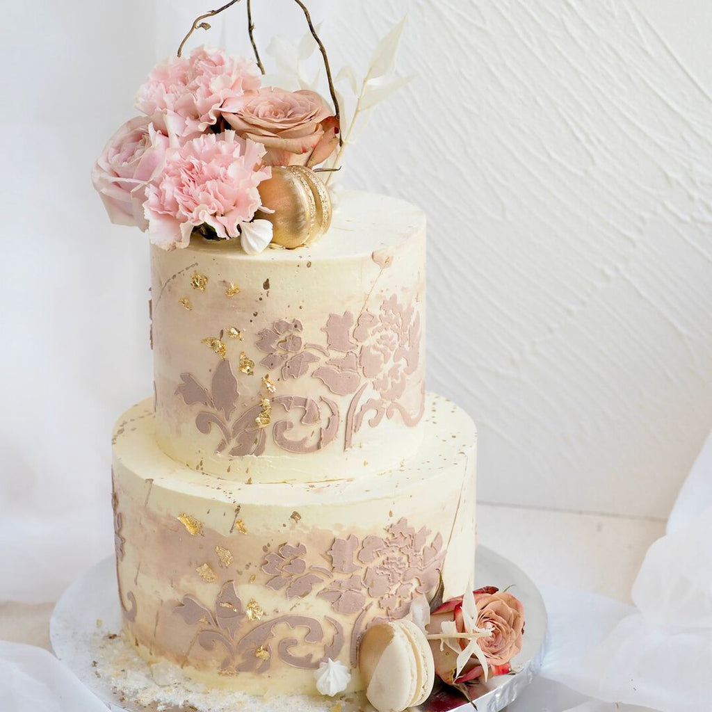 Roselle Cake | Floral Pink Birthday Cake