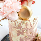 Roselle Cake | Floral Pink Birthday Cake