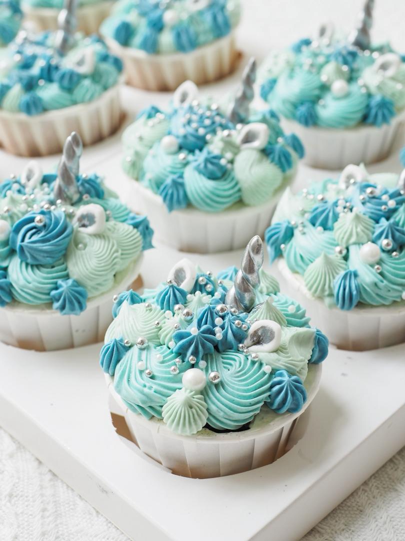 Blue Unicorn Cuppies | Unicorn Cupcakes