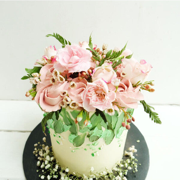 Eden Cake | Green Floral Birthday Cake