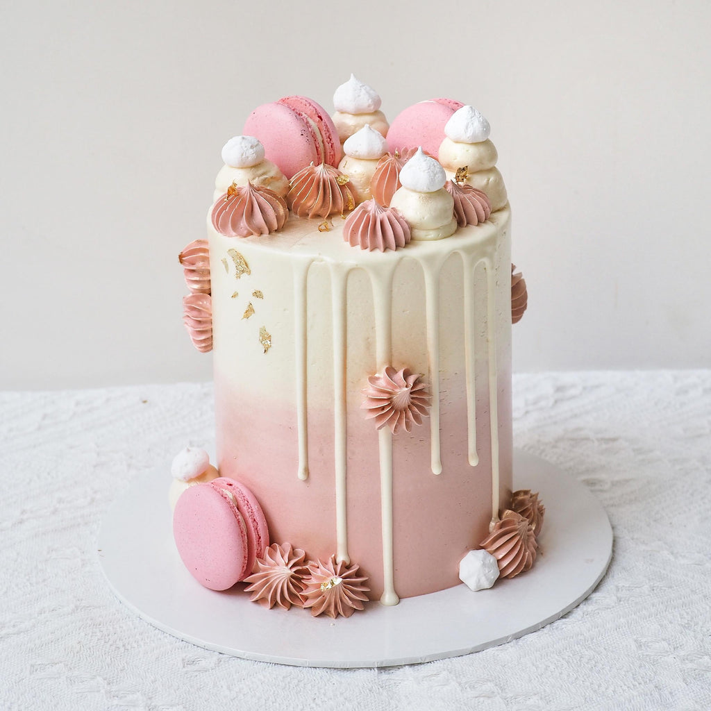 Abby Cake | Pink Macaroon Birthday Cake