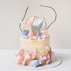 Pastel Pink Mermaid Cake | Mermaid Birthday Cake