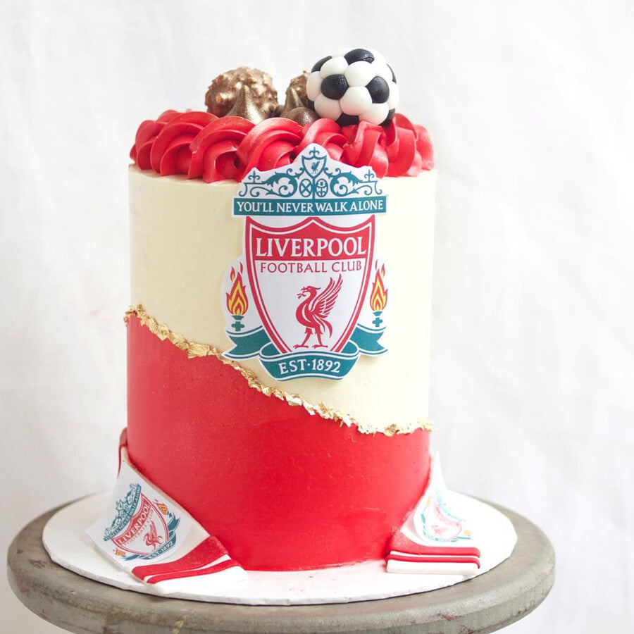 Liverpool F.C. Cake | Football Birthday Cake