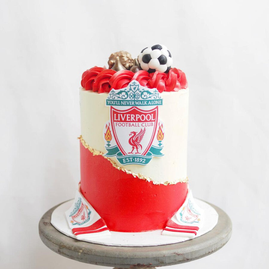 Liverpool F.C. Cake | Football Birthday Cake