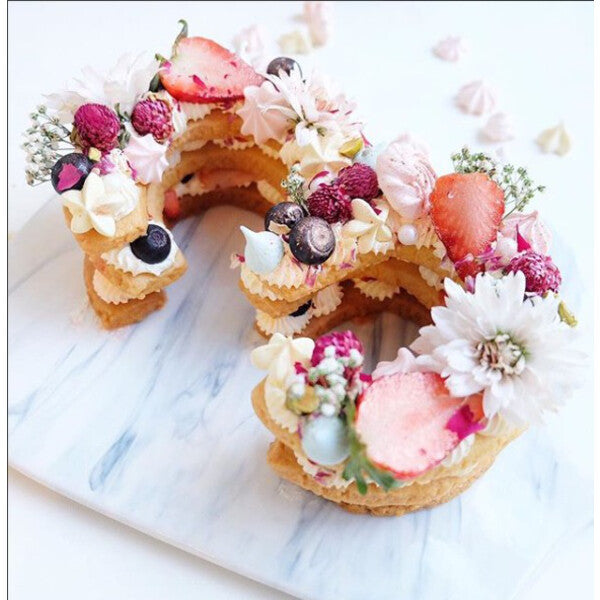 Floral Monogram Cookie