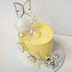 Marigold Cake | Yellow Butterfly Birthday Cake