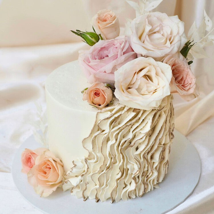 Laura Cake | Floral Frill Birthday Cake