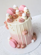 Abby Cake | Pink Macaroon Birthday Cake