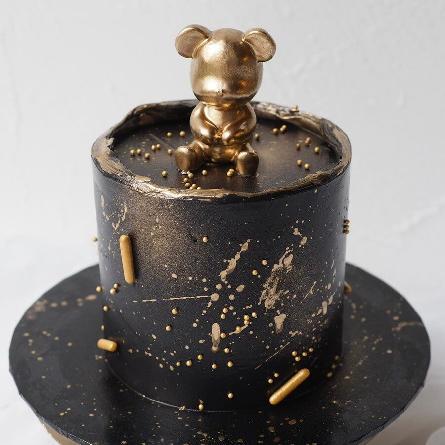 Billy Bear Cake | Gold Bear