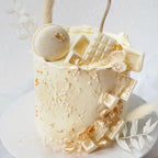 Jem Cake | White Gold Birthday Cake