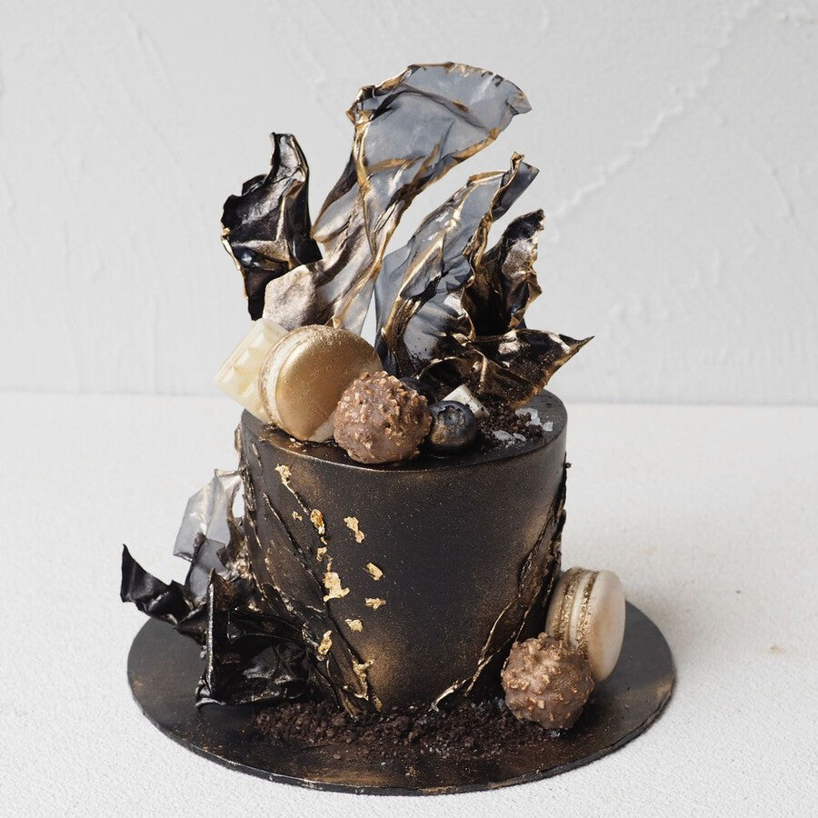 Miles Cake | Black Chocolate Birthday Cake