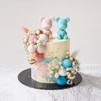 Sweet Teddy Reveal Cake | Gender Reveal Cake