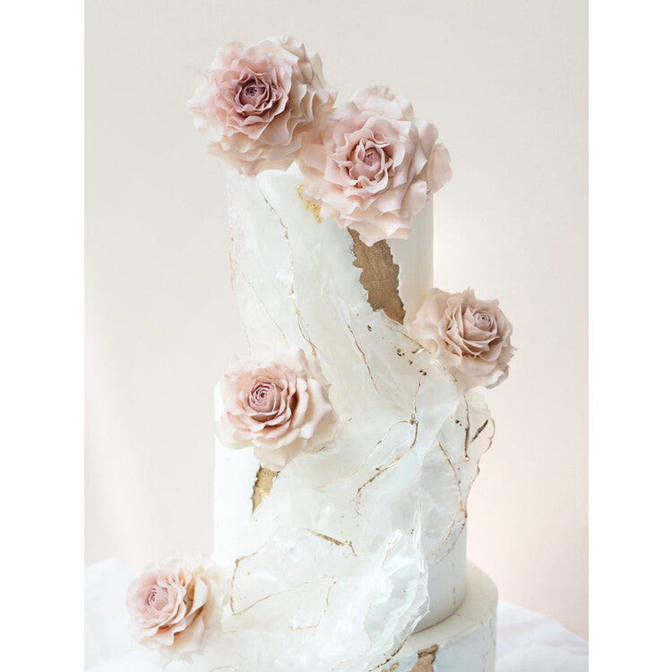Eternal 3 Tier Wedding Cake | Floral Fondant Wedding Cake