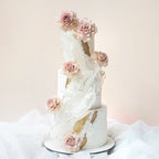 Eternal 3 Tier Wedding Cake | Floral Fondant Wedding Cake