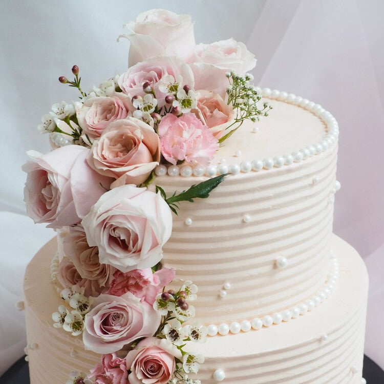 Pearl Wedding Cake | Pink Theme